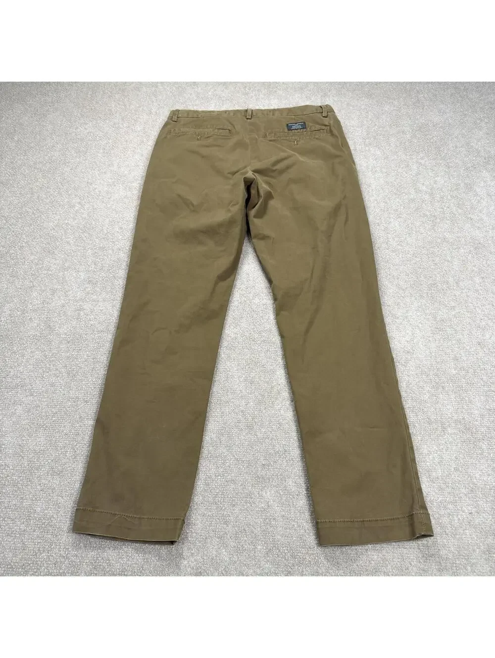 Banana Republic Men's Lived-In Chino Skinny Fit Pants - 31x30 Khaki Brown